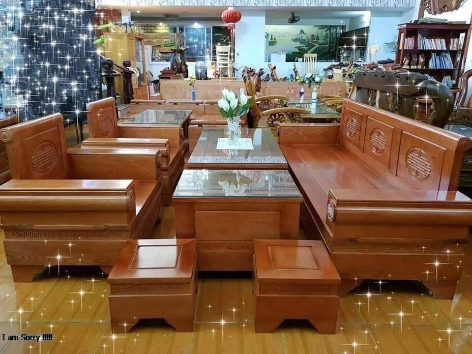 Bộ bàn ghế gỗ 