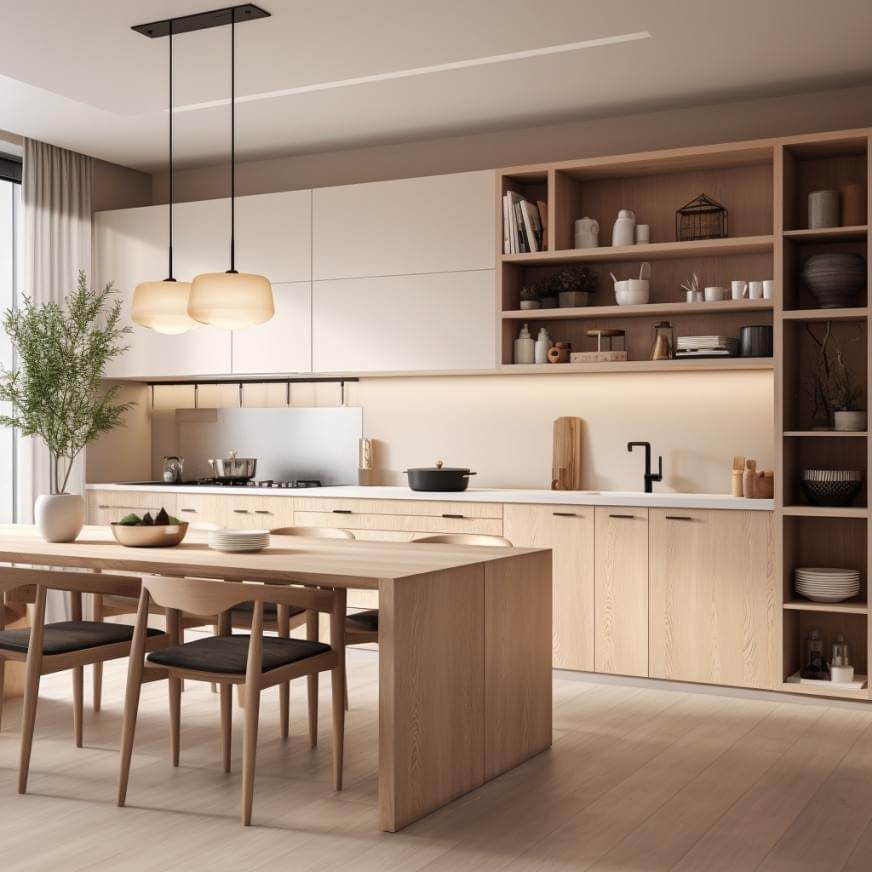 Thiết kế tủ bếp gỗ