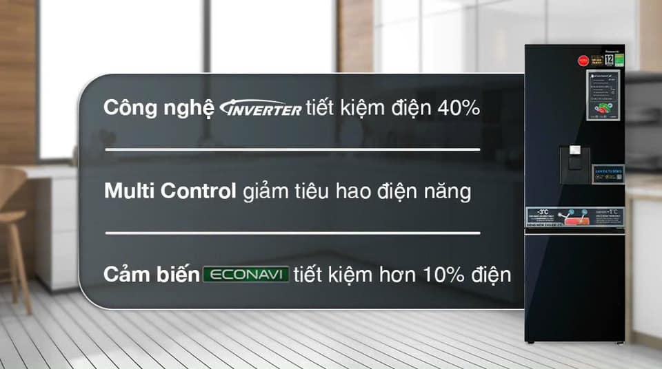  Tủ lạnh Panasonic Inverter 325 lít NRBV361WGKV