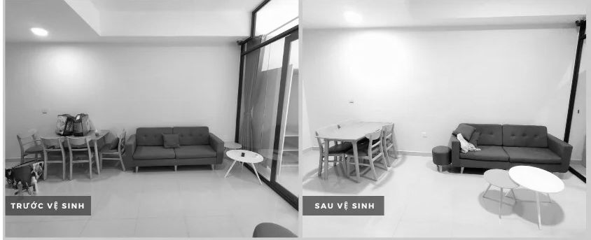 Vệ sinh căn hộ chung cư