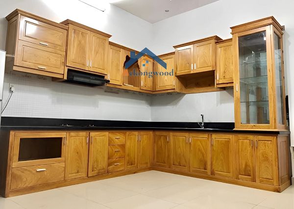 Thiết kế tủ bếp gỗ