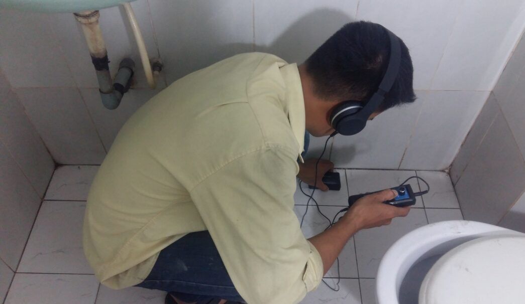 Tìm ống nước bị rò rỉ