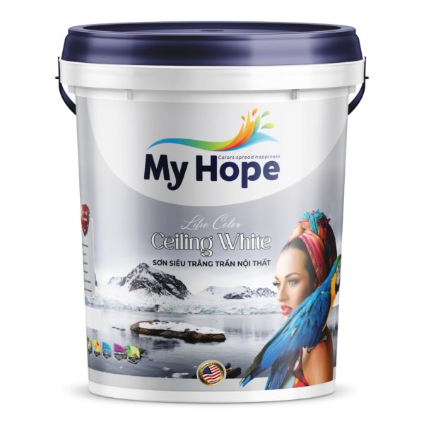 Sơn siêu trắng trần nội thất Myhope