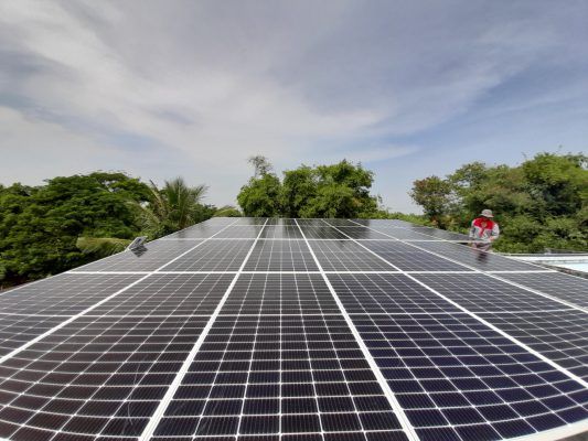 Hoàn thành dự án điện mặt trời 20kwp tại Vĩnh Long