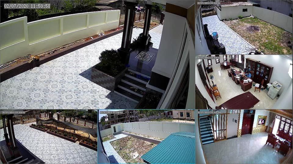 Lắp camera biệt thự gia đình 