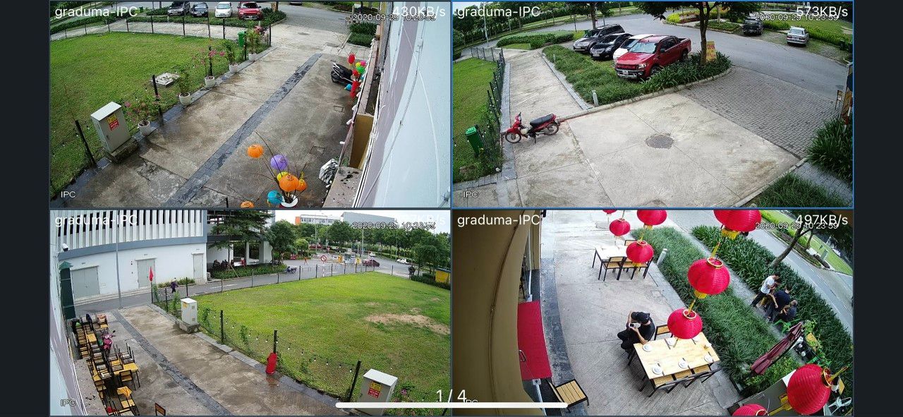 Thi công lắp đặt CAMERA quán ăn 