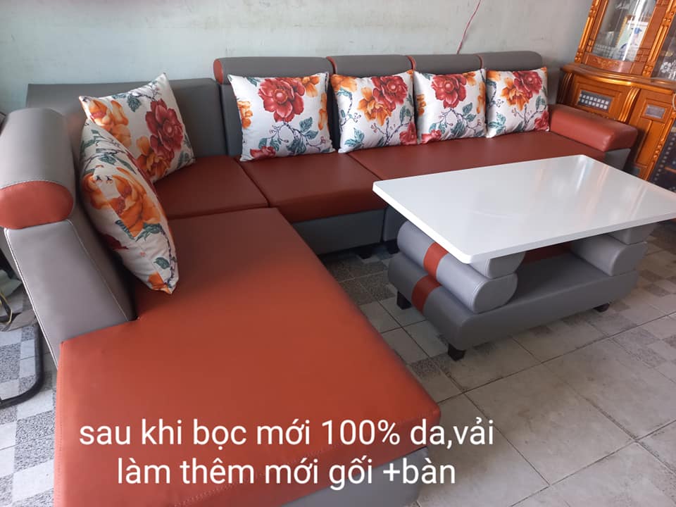 Bọc da ghế sofa