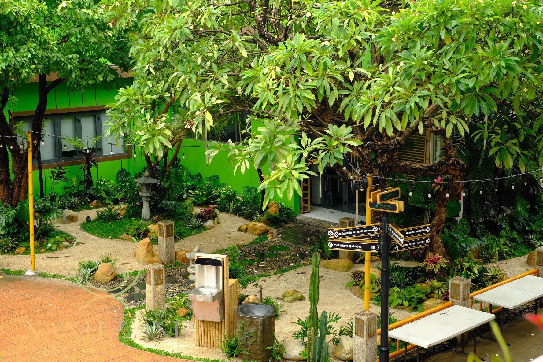 Thi công vườn nhiệt 