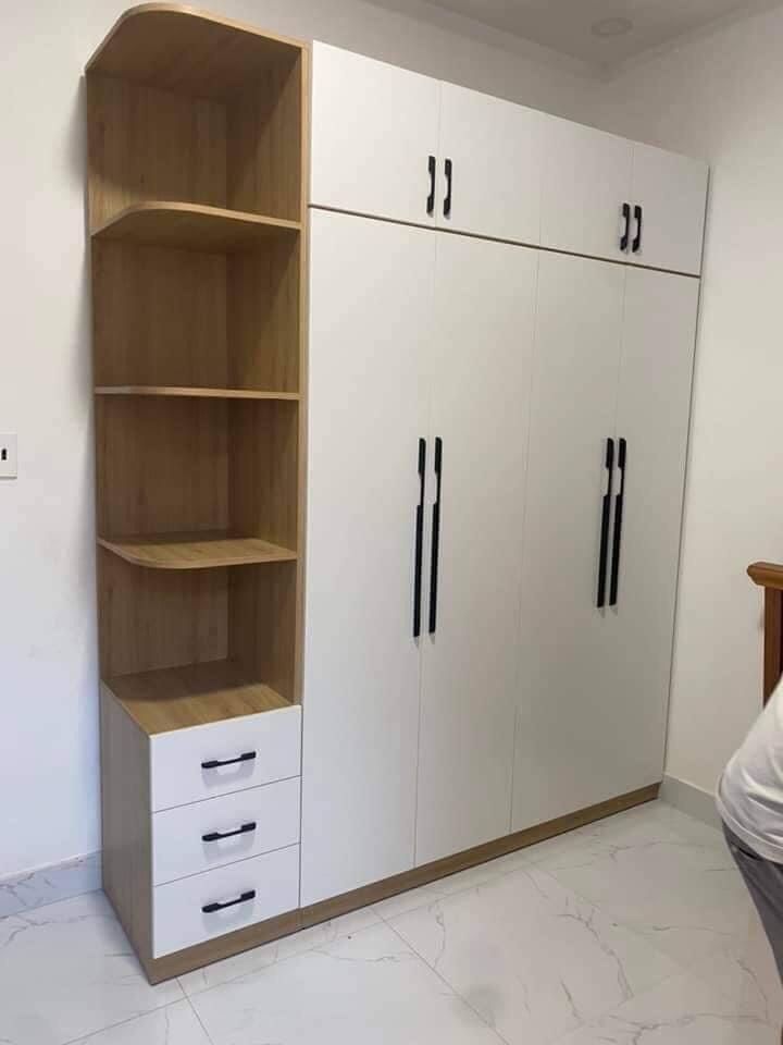 Tủ quần áo gồm kệ