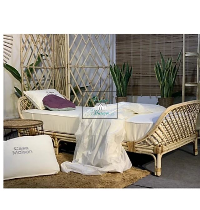 GIƯỜNG NGỦ ĐAN MÂY TỰ NHIÊN CASA MAISON VN
