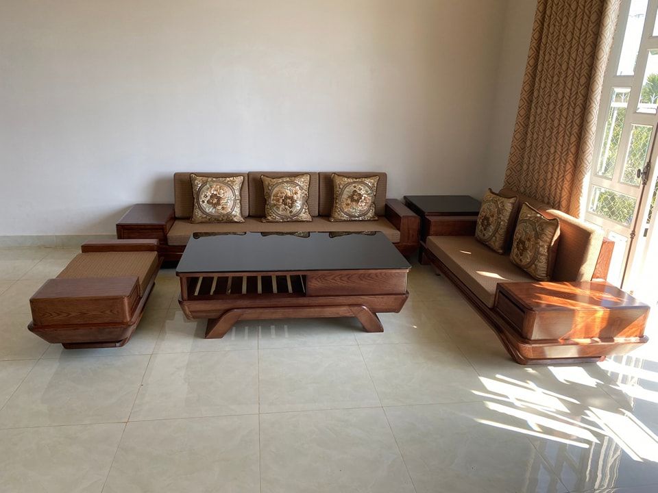 Bộ ghế gỗ phòng khách 