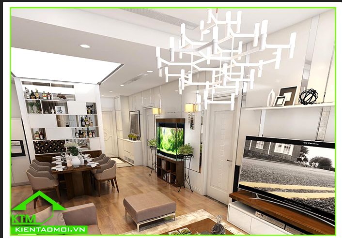 Thiết kế nội thất phòng khách 