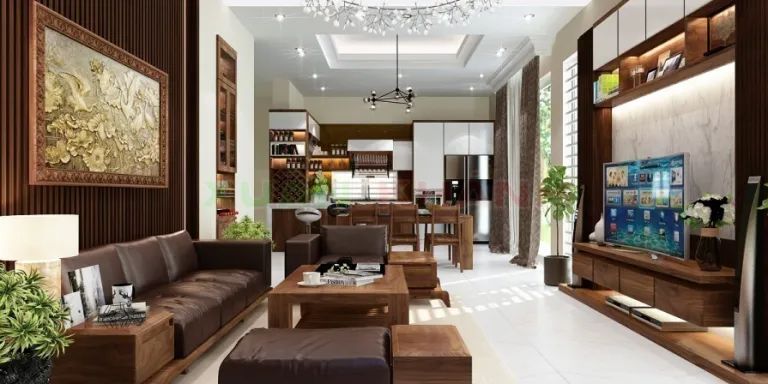 Thiết kế nội thất phòng khách 