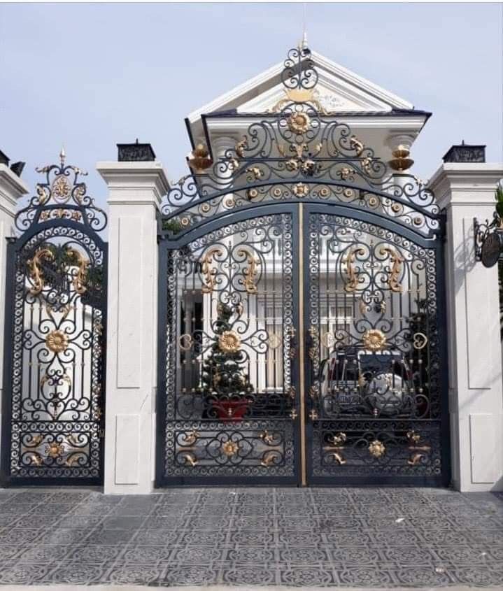 Thi công cổng sắt 