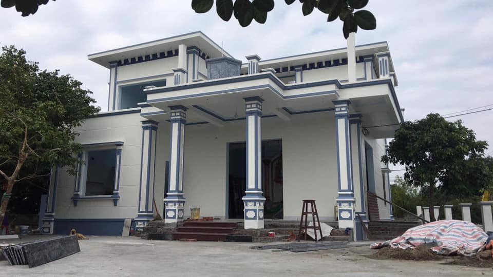Thi công sơn nhà 