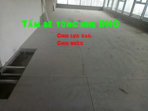 Tấm sàn bê tông nhẹ đúc sẵn làm sàn chịu lực tại Hà Nội