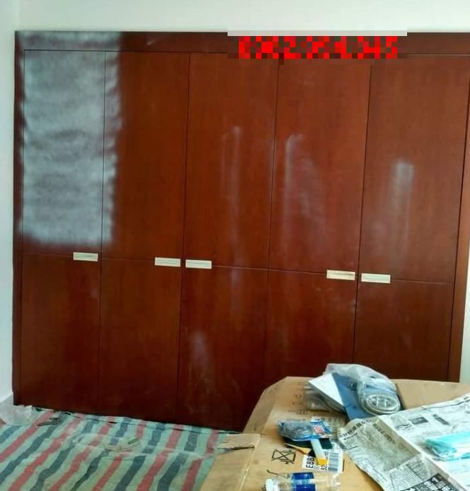Sơn PU tủ quần áo 