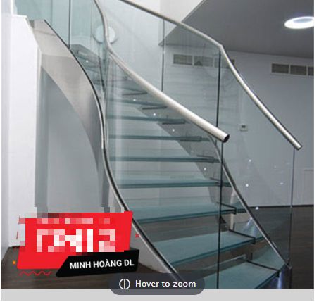 CẦU THANG KÍNH CƯỜNG LỰC KHÔNG TRỤ