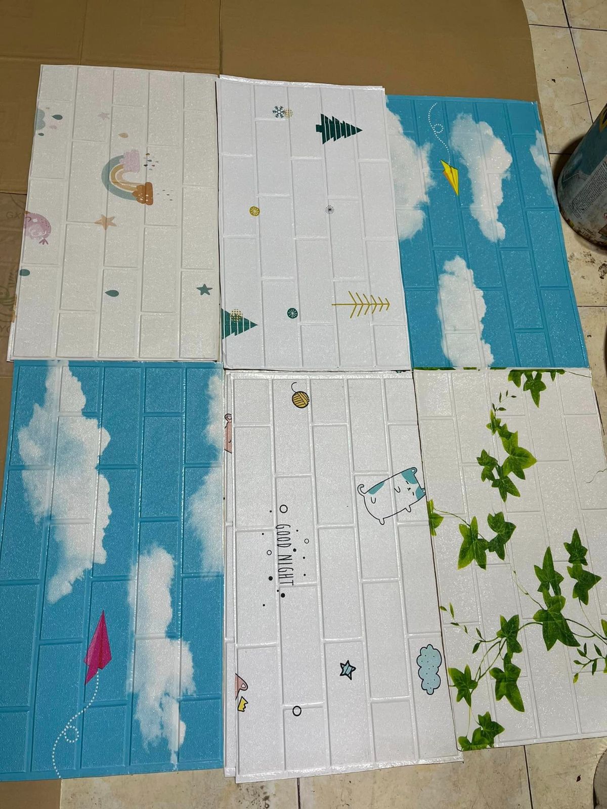Tấm xốp dán tường