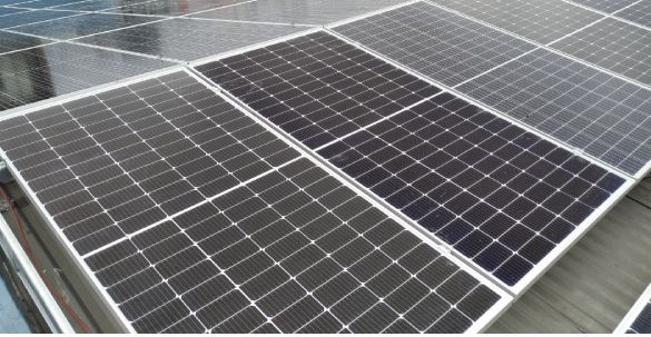 Lắp đặt điện mặt trời áp mái nhà dân 10KW