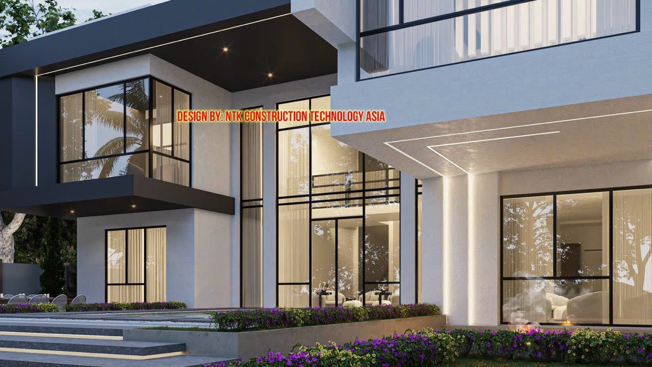Thiết kế thi công xây dựng nhà phố hiện đại Anh Chiến