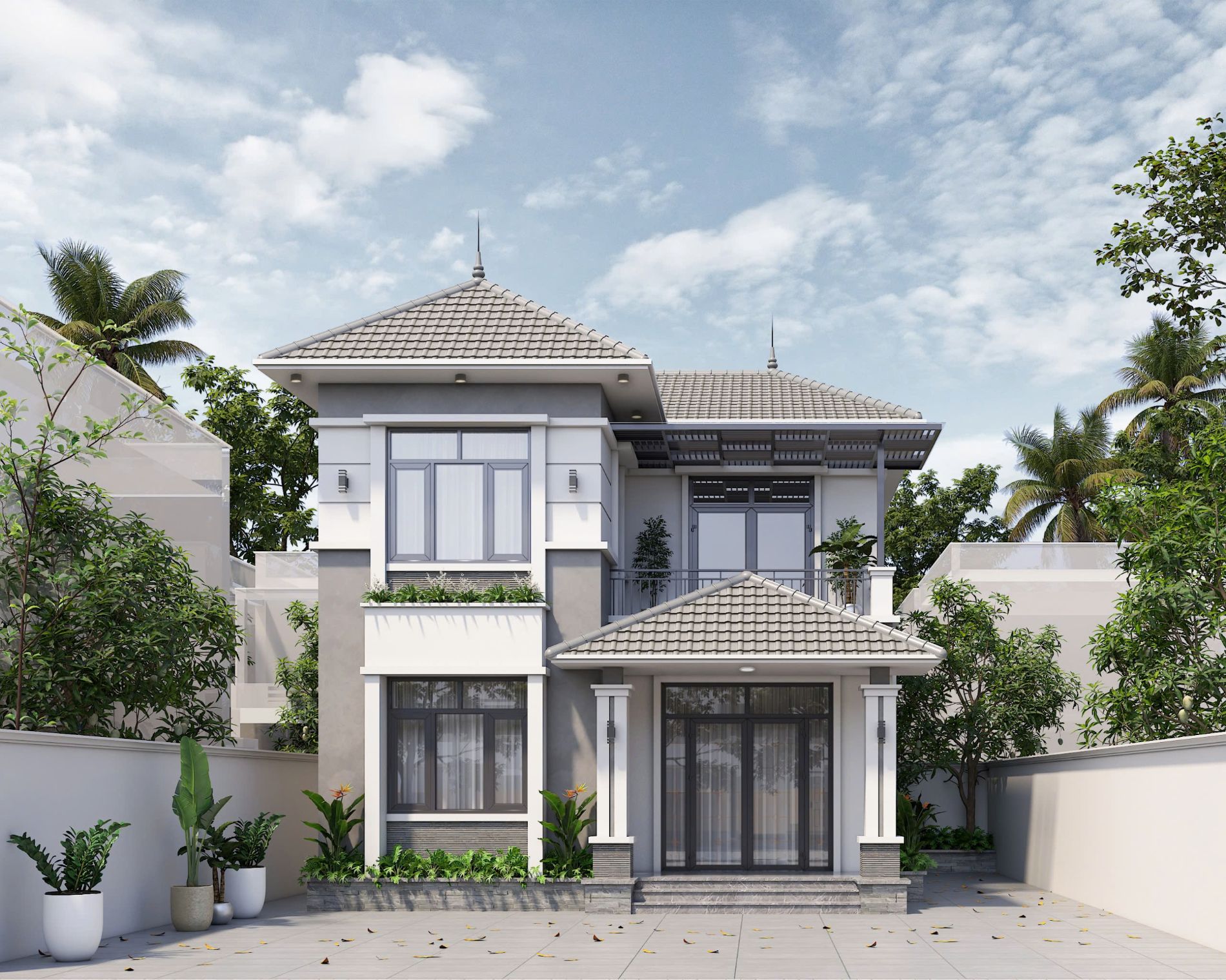 Mái nhật 2 tầng quá đẹp