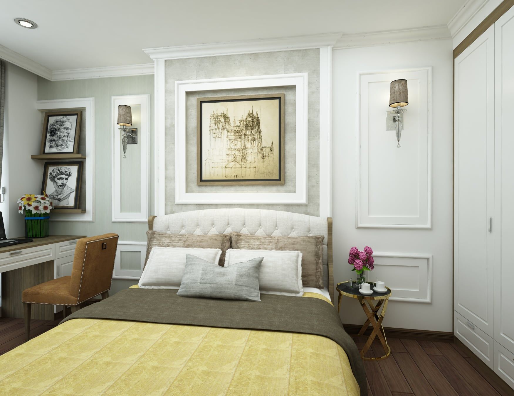 Thiết kế nội thất phong ngủ 