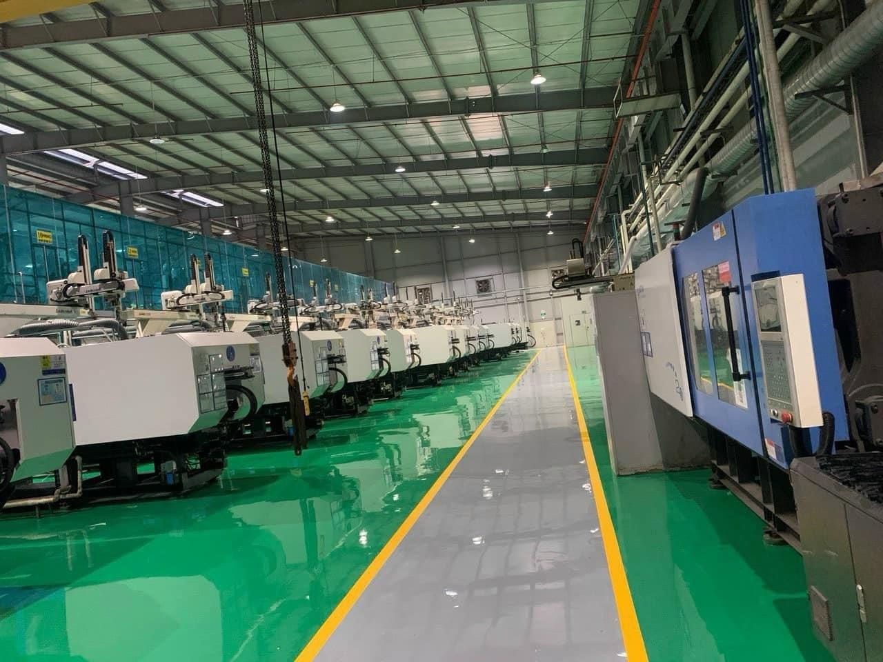 Thi Công Sơn Epoxy Tự Phẳng Tại Nhà Máy  Công ty May Esprinta VN  KCN SÓNG THẦN