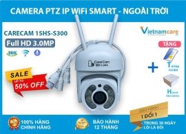 Camera PTZ IP WiFi xoay 360 độ NGOÀI TRỜI CARECAM 15HSS300