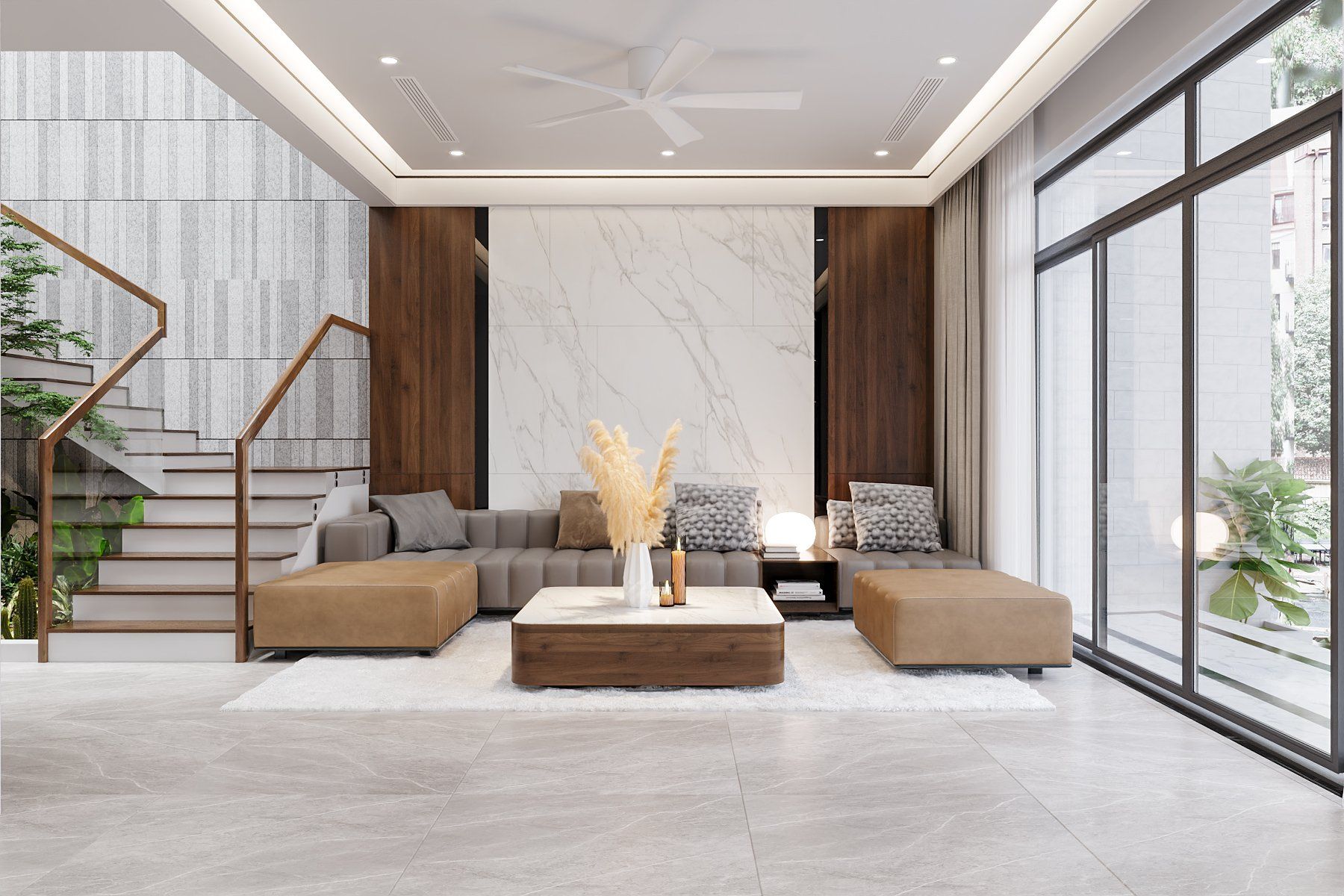 Thiết kế nội thất nhà phố