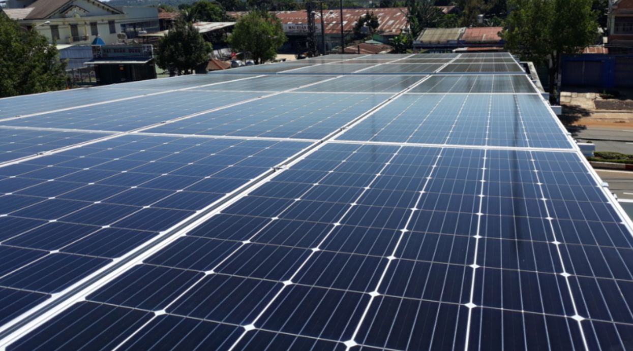   Điện mặt trời áp mái hòa lưới 10kW ở Pleiku