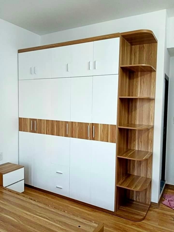 Tủ quần áo kèm kệ 