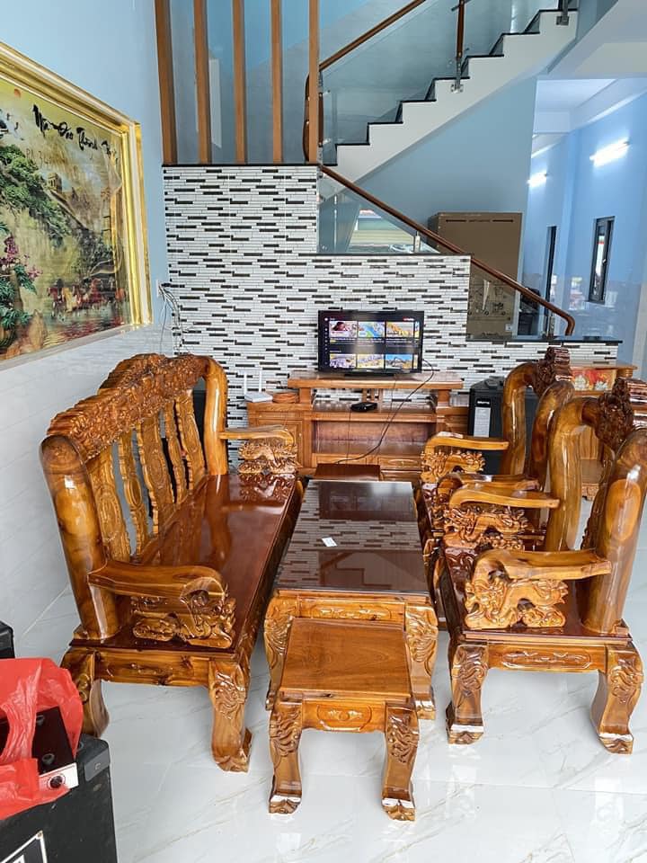 Bộ bàn ghế gỗ phòng khách