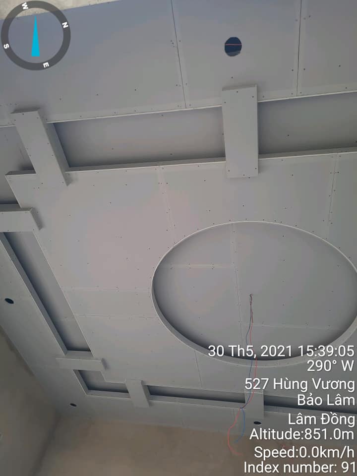 Thi công trần thạch cao 