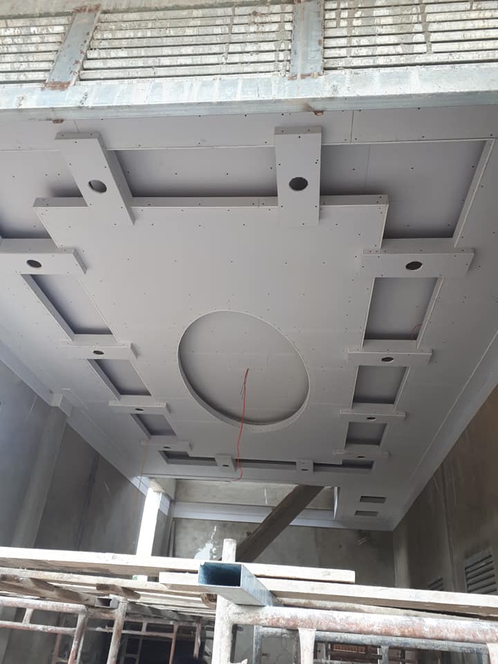 Thi công trần thạch cao 
