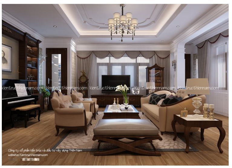 Thiết kế nội thất tân cổ điển
