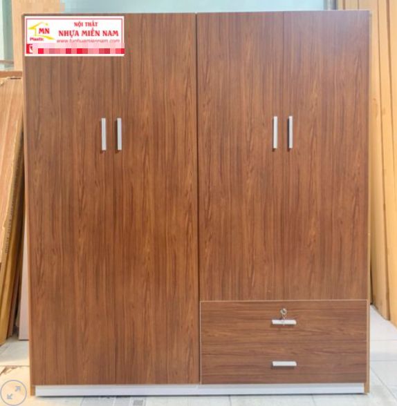 TỦ ÁO 4 CÁNH NHỰA CHIN HUEI TNL391