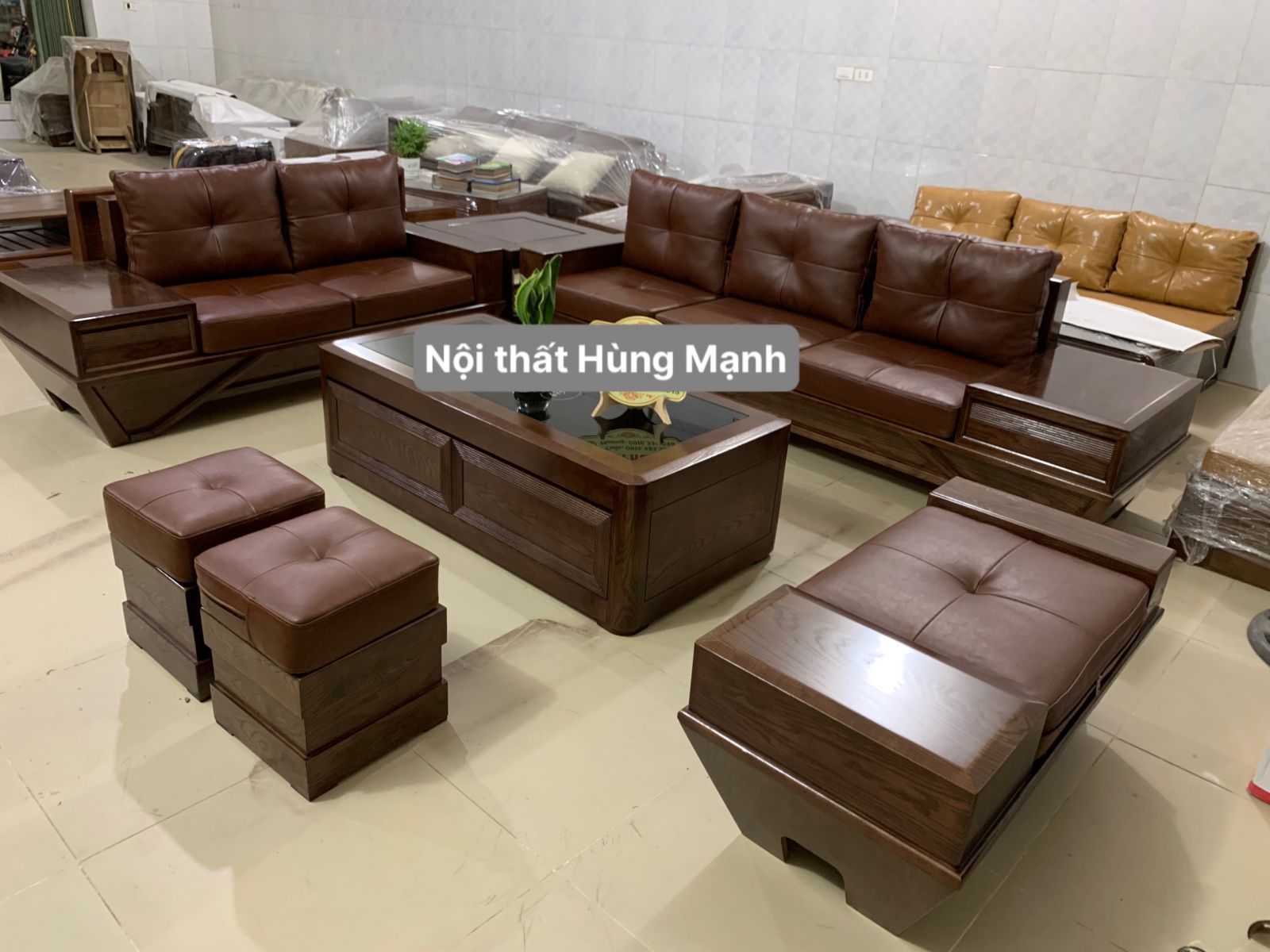 Sofa gỗ HM012