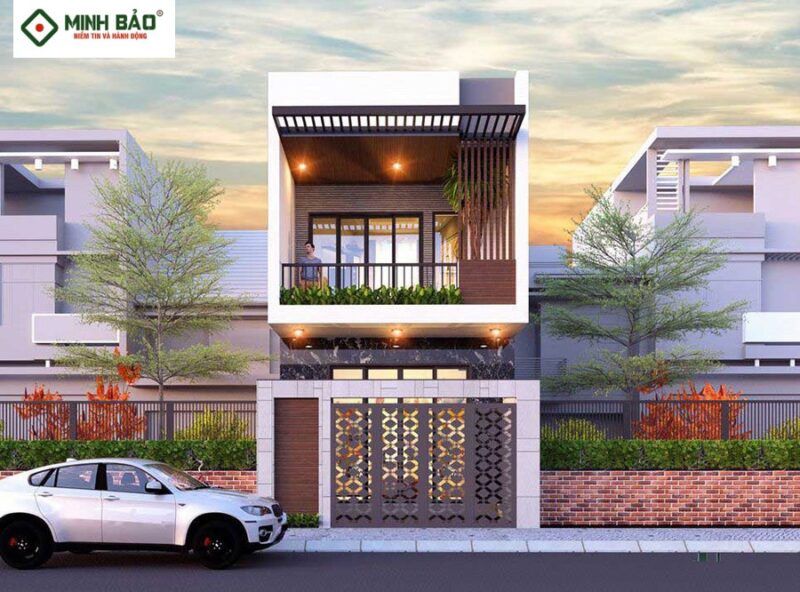Xây nhà 1 trệt 1 lầu 