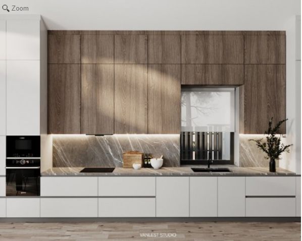 Tủ Bếp MDF Hiện Đại Đẹp
