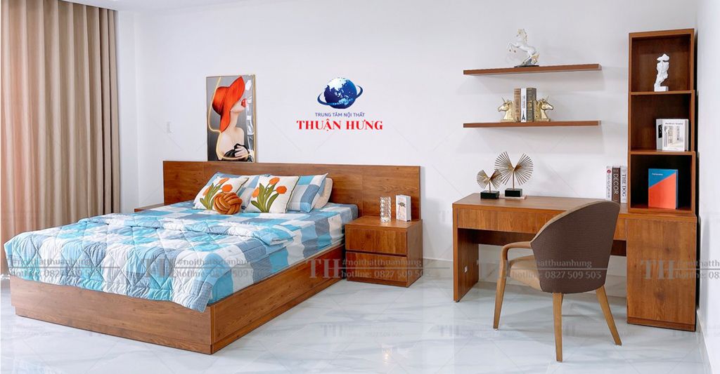 Trọn gói nội thất phong cách tối giản từ gỗ sồi tự nhiên