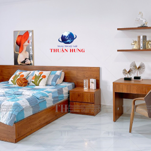 Trọn gói nội thất phong cách tối giản từ gỗ sồi tự nhiên