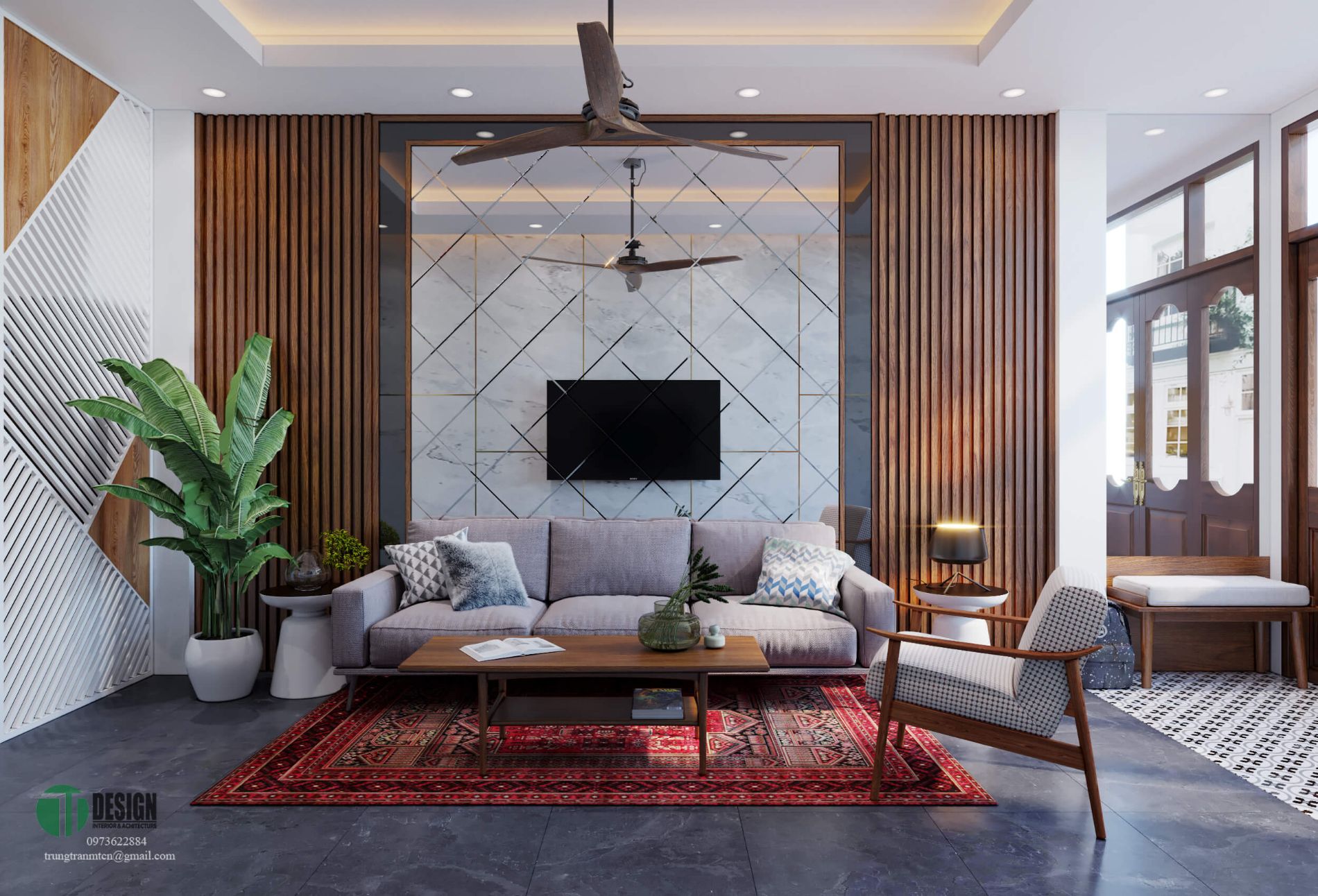 Thiết kế nội thất nhà lô 
