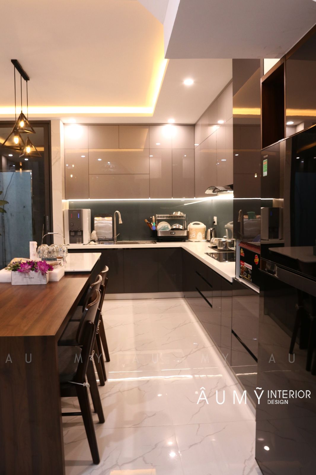 Thiết kế nội thất tủ bếp 