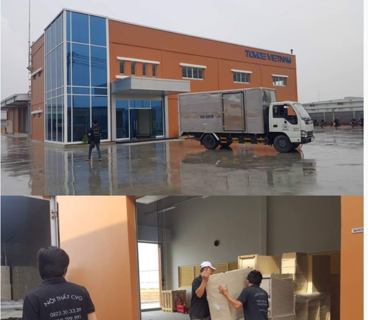 CÔNG TRÌNH NỘI THẤT VĂN PHÒNG CÔNG TY TOMOE LONG THÀNH