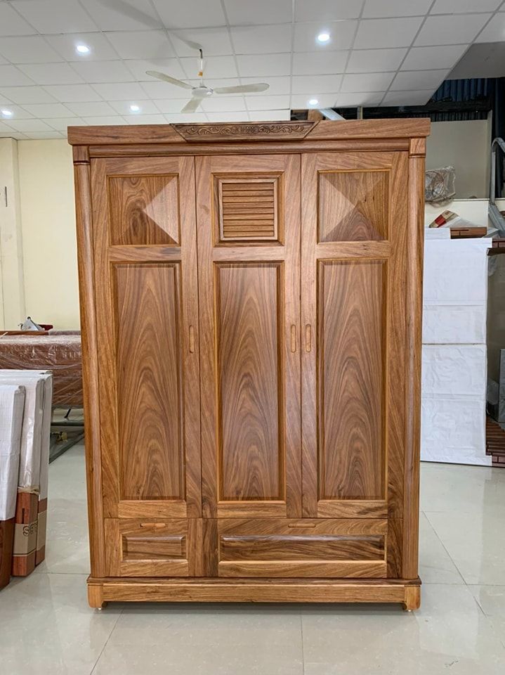 TỦ ÁO GỖ HƯƠNG XÁM