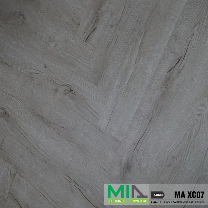 Sàn nhựa 42mm MIA Xương Cá MA XC07