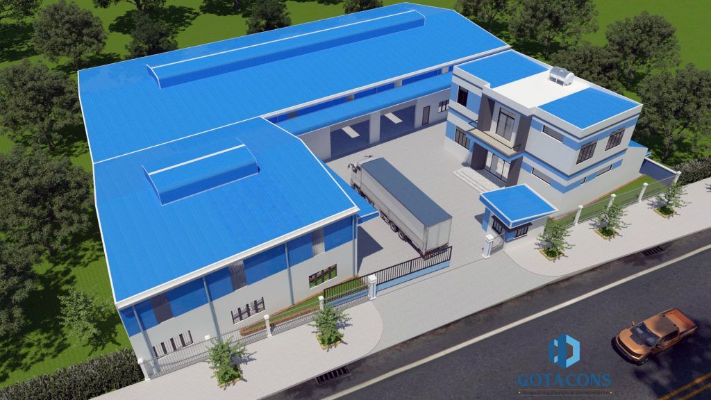 THIẾT KẾ THI CÔNG NHÀ XƯỞNG BÌNH PHƯỚC