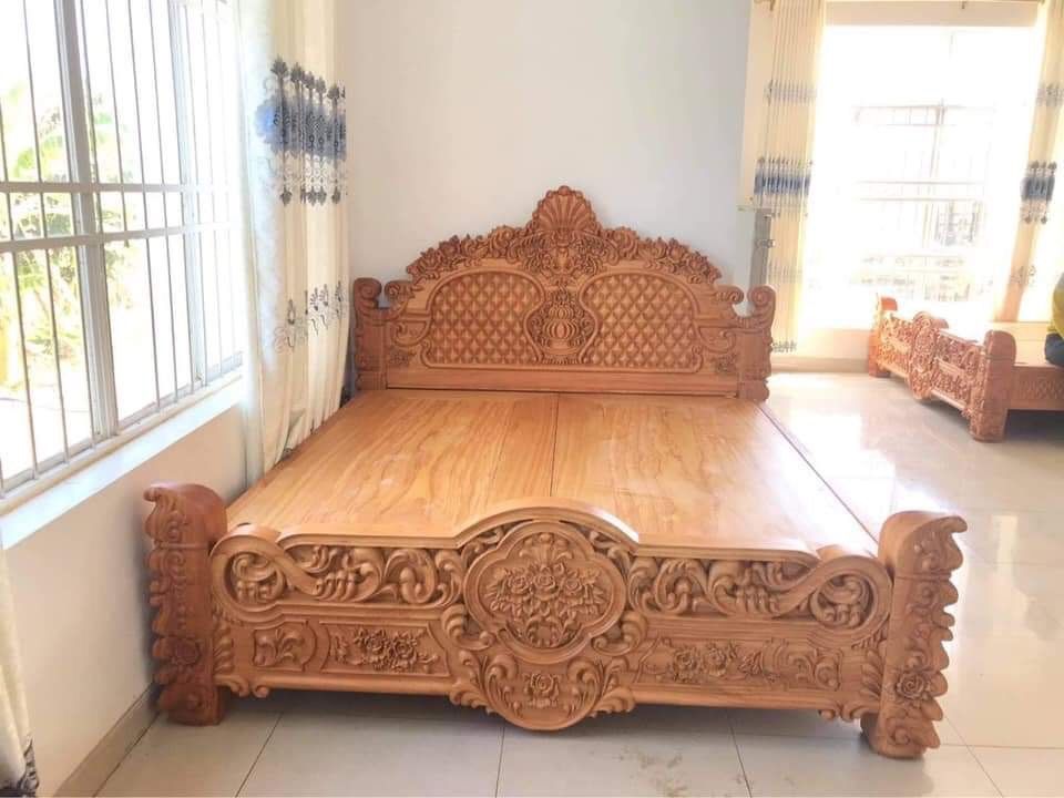 Giường ngủ gỗ 