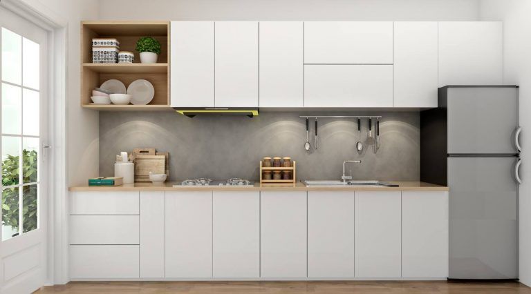 TỦ BẾP GỖ CÔNG NGHIỆP MDF TB001